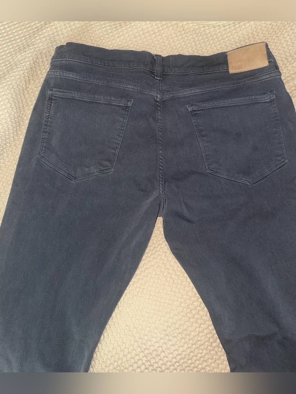 PAIGE Dark Grey Federal Pocket Jeans